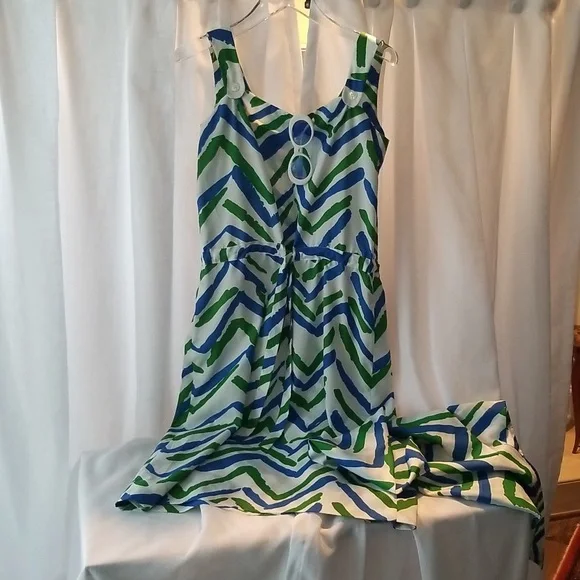 VINTAGE Doncaster Sun Dress with Wrap or Head Scarf, Size 12, $48 - Picture 3 of 14